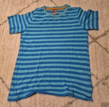 Shirt T-Shirt blau grün gestreift 122/128 Tchibo