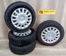 4x Winterräder 14 Zoll Opel Corsa E LK 4x100 175/70R14 Stahlfelgen mit Radkappen