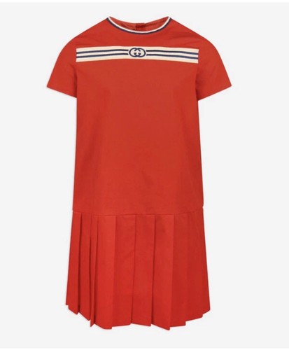 Gucci kleid rot plissee - kleid,