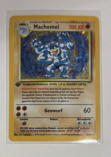 Pokémon tcg machomei holo - pokémon,