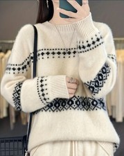 Damen Wollpullover , Oversize