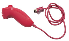 Wiimote Remote Nunchuk Controller für Nintendo Wii (rot)