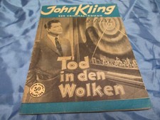 John Kling , Nr. 154 , Kriminal -  Romanheft  50er Jahre , Original , # 24
