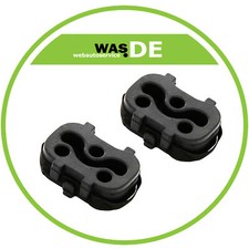 2x Auspuff Gummi Halter FIAT