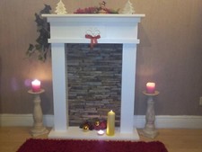 Dekokamin weiß "Steinoptik"