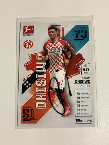 Karim onisiwo autogramm - onisiwo, topps