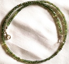 Apatit kette 925er silber - -,