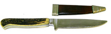 Altes Nicker - Jagdmesser - Horngriff