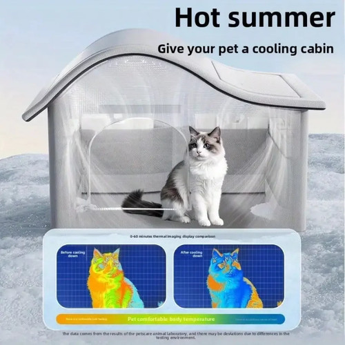 Sommer eishaus für katze hund - sommer,