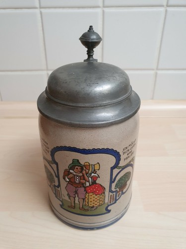 Jugendstil bier krug - jugendstil,