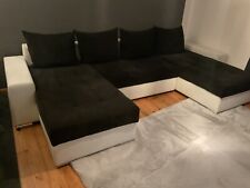 wohnlandschaft Josy U Form Inkl. Bettfunktion, Bettkasten