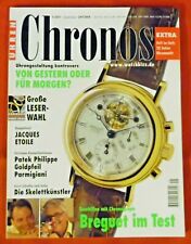 Uhren Chronos 2001 Nr 5 , Breguet Tourbillon mit Chronograph , Jacques Etoile ,