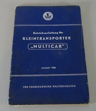 Betriebsanleitung / Handbuch Multicar DK 2004 / M 21 Dieselkarre Stand 04/1963 