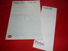 AUDI 80 B2 CC CD GTE Prospekt