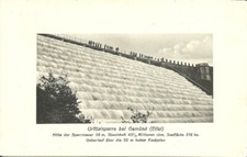 AK Urfttalsperre Eifel bei Gemünd Schleiden -Stauseeüberlauf, Kaskaden -ca. 1905