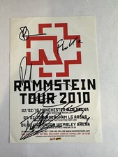 Rammstein Fully Hand Signed