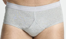 JOCKEY Herren Slip Classic Y-Front mit Eingriff grau Übergröße 11XL Baumwolle