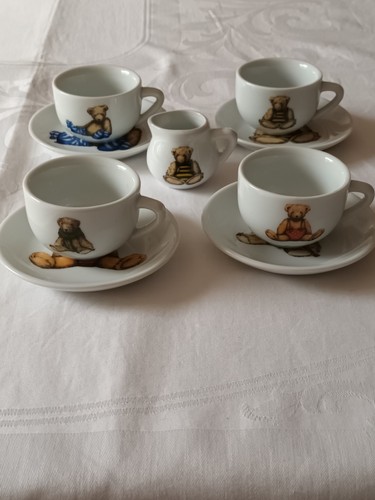 Puppengeschirr aus porzellan - puppengeschirr,
