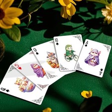 Vintage Kartenspiel Katze Cat