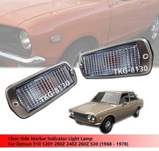 Klare Seitenmacherleuchte passend für Datsun 510 120Y 280Z 240Z 260Z 1968-1978