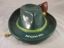 Werbeartikel Hut aus Porzellan MOKRI ZIGARETTEN Aschenbecher alt rar