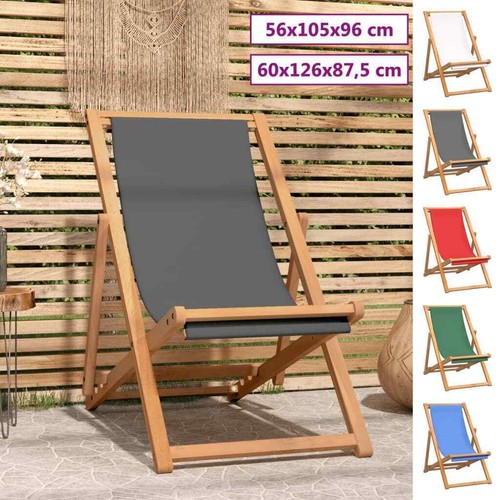 Teak massivholz strandstuhl - massivholz,