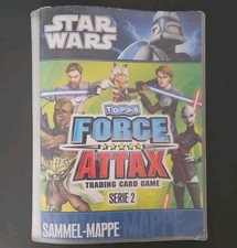 Topps Star Wars Force Attax Clone Wars Serie 2 Sammel-Mappe Album mit 226 Karten