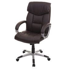 B-Ware Bürostuhl MCW-A71, Chefsessel Drehstuhl, Kunstleder coffee-braun