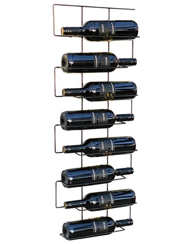 Weinregal metall schwarz wand - weinregal,