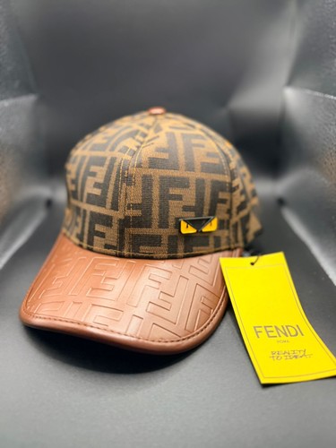 Fendi cap braun schwarz - fendi,