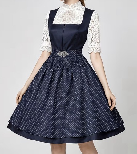 Dirndl dunkelblau schnalle - dirndl,