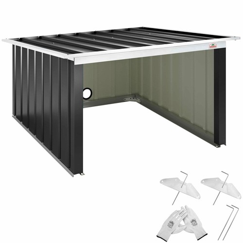 Mähroboter garage aus metall - aus,