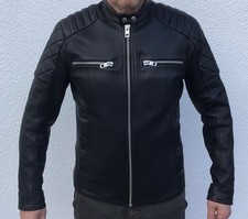 Boss Lederjacke 48 Bikerjacke