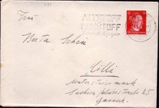 DR Brief  KLAGENFURT - 6.1.44 - Mi.827 - Altstoff ist Rohstoff Sammelt Altpapier