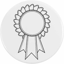 Button Pin Anstecker "Leere Rosette" (BB020660)