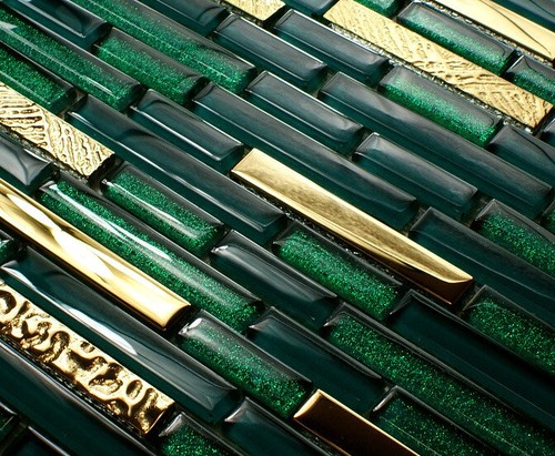 Grün glasmosaik mosaik - grün, glasmosaik,