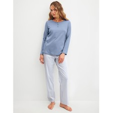 Calida damen pyjama striped - calida,