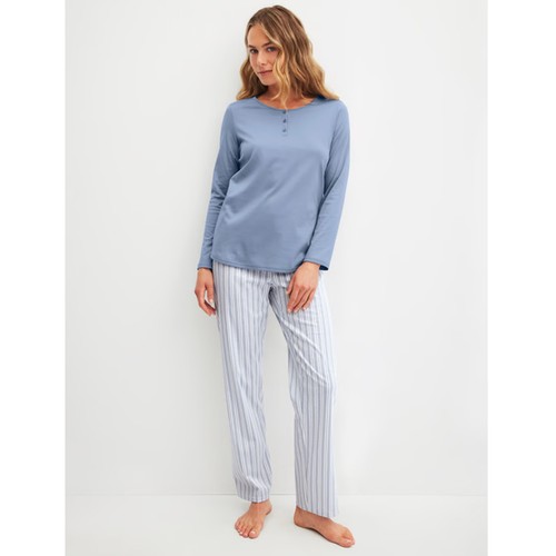 Calida damen pyjama striped - calida,