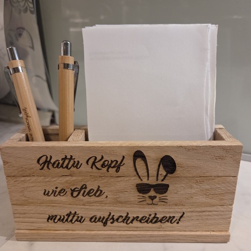 Notizzettelhalter zettelbox - notizzettelhalter,