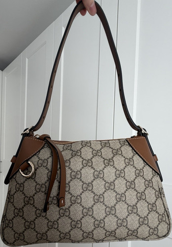 Gucci canvas schultertasche - gucci,