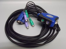 KVM-Switch-Kabel, PS/2 auf VGA, ca. 2,50m, Vintage. #K-456-17