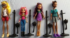 4er Set Monster High Puppen A