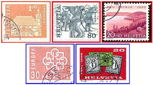 Schweiz fünf - (209a),