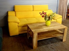 Belania 315024 Couchtisch Tisch Stubentisch Wohnzimmer Wildeiche Massiv Ablage