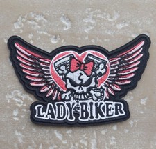 Patch Aufbügler "Lady Biker"