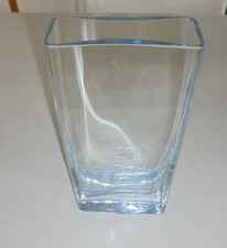 Vase Glas rechteckig klar