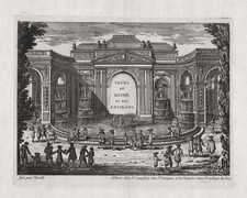 Atlas Perelle Rome Roma Rom Italia Titel title Kupferstich engraving incisione