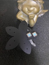 Ohrringe silber synt. Opal  -