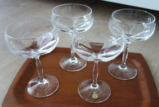 4 edle Sektschalen Champagner