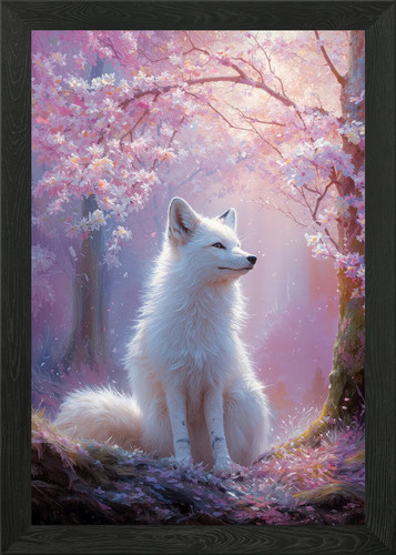 Weißer fuchs - weißer,